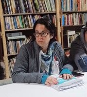 Reunión de facilitadores de salud: la trabajadora social Julieta Torres hizo referencia a los desbordes ante la demanda sanitaria