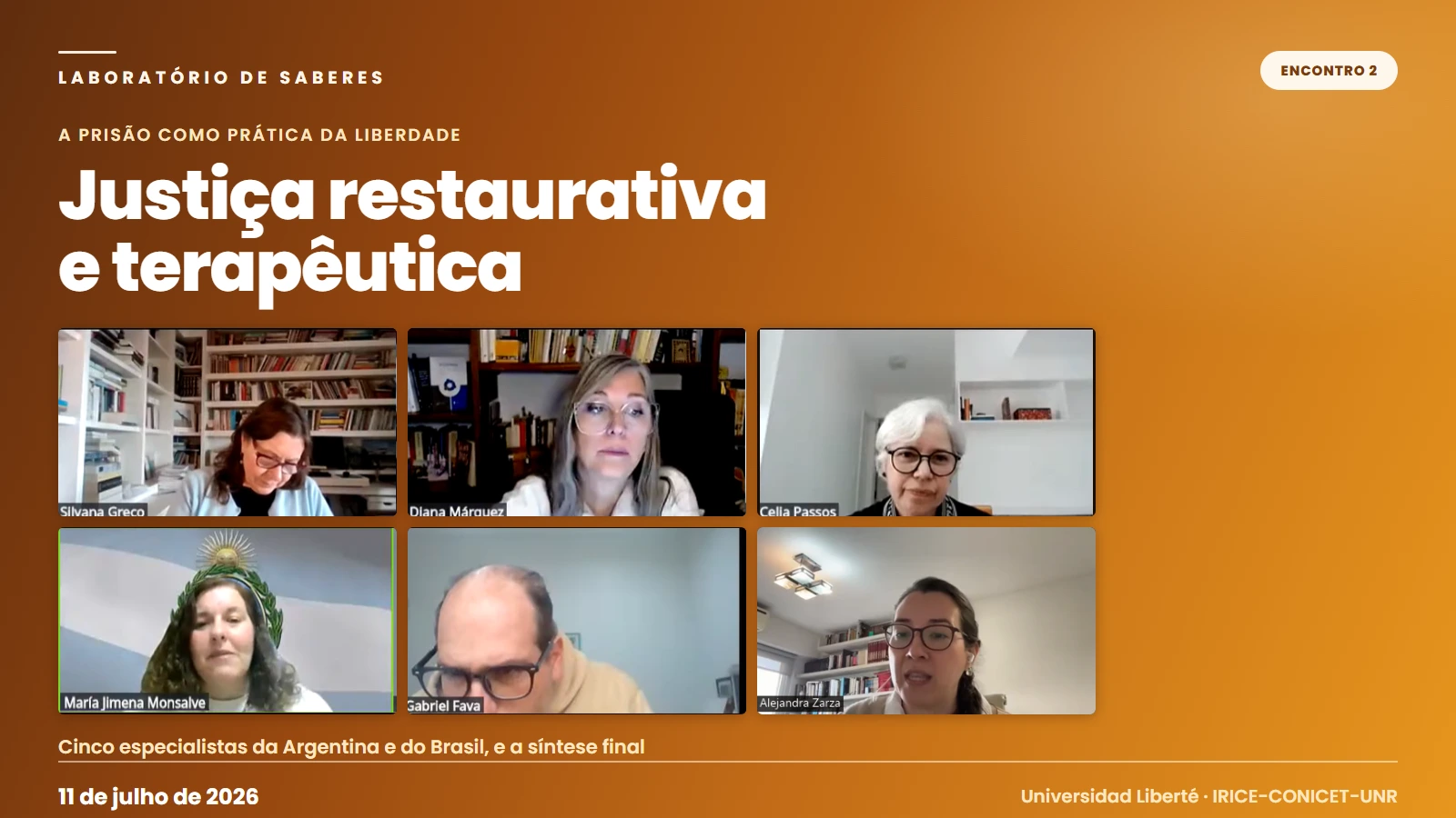 Justiça restaurativa e terapêutica: a segunda manhã do Laboratório de Saberes