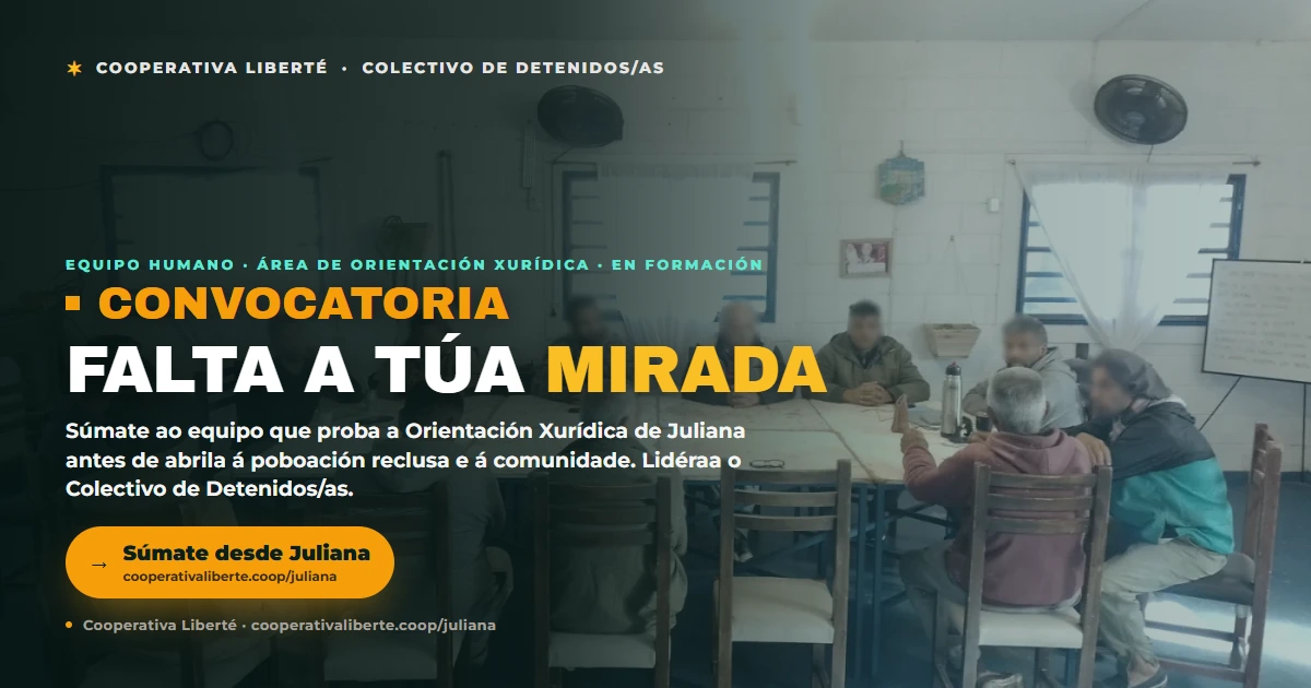 Únete ao Equipo Humano da Área de Orientación Xurídica de Juliana